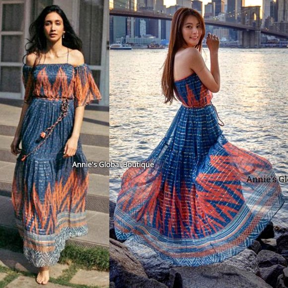 Anthropologie Dresses & Skirts - RARE NWT ANTHROPOLOGIE Nora Tasseled Maxi Dress